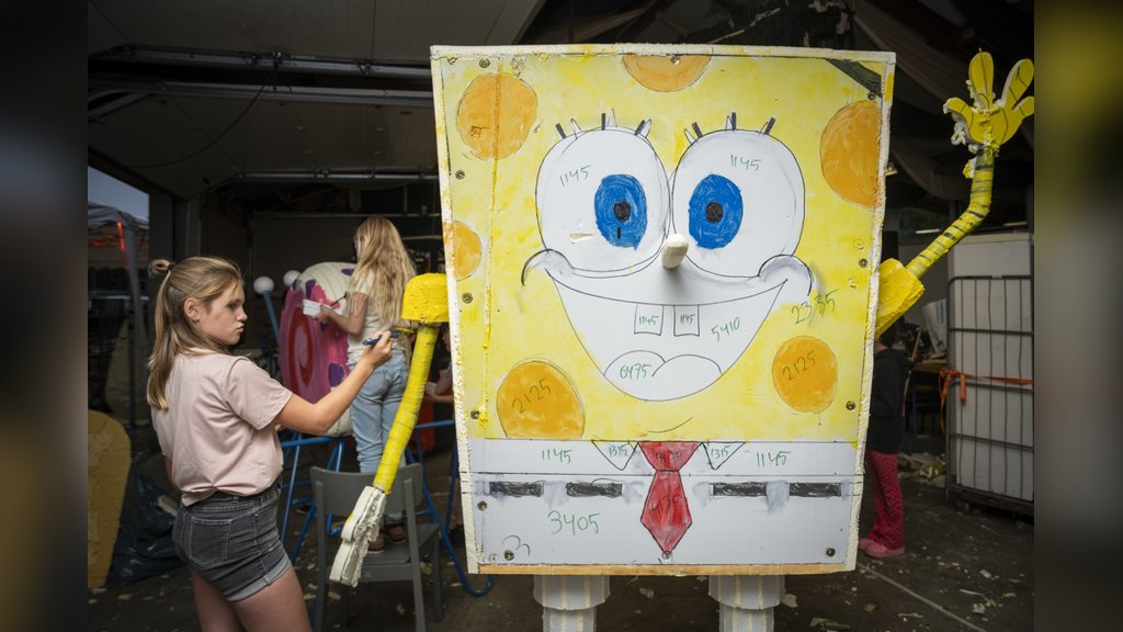 Auditie van Theatergroep Anemoontjes voor The Spongebob Musical in Gorinchem in Gorinchem