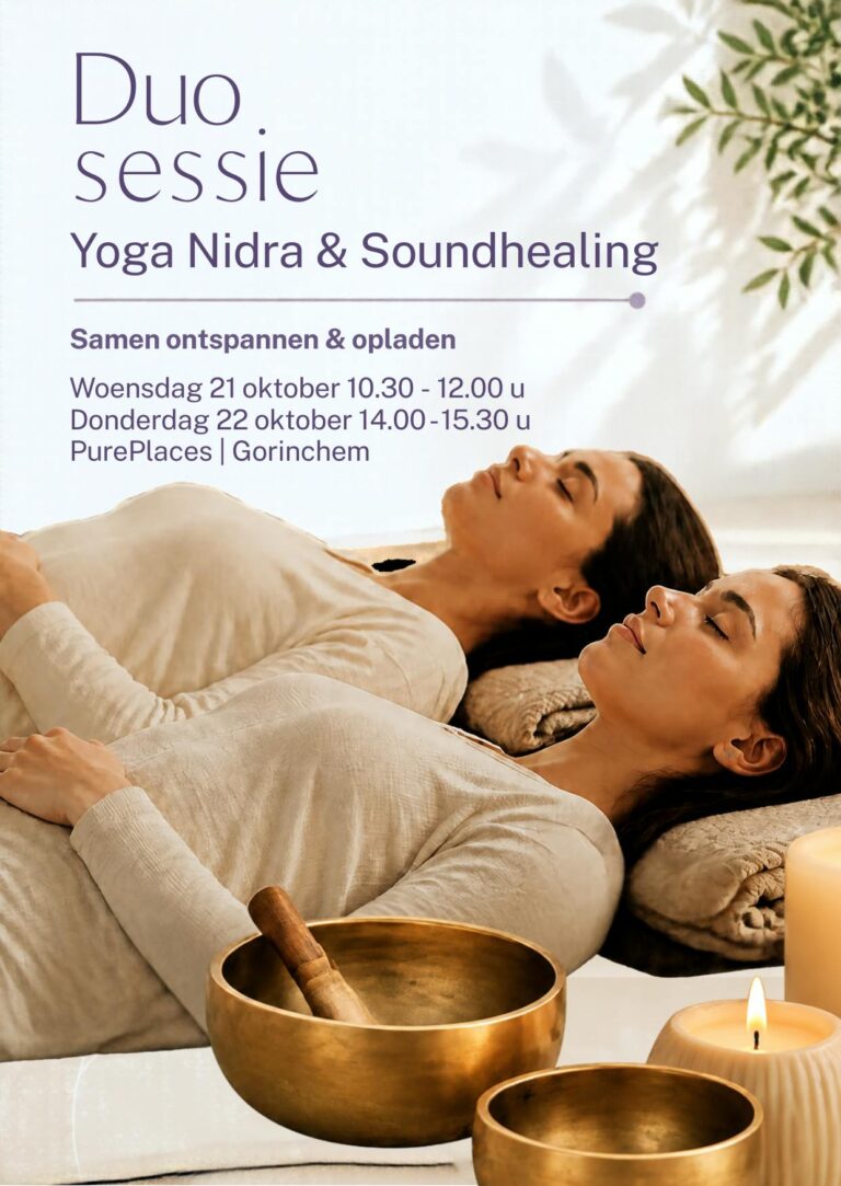 Duo sessie yoga nidra & soundhealing – samen ontspannen en opladen — lezing in Gorinchem